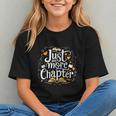 Just One More Chapter Bookish Book Reading Lover Heart Graphic Youth