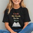 I Left My Book To Be Here Vintage Bookworm Graphic Youth I Left My Book To Be Here Vintage Bookworm Graphic Youth