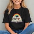Libraries Are For Everyone Book LGBTQ Ally Gay Pride Month Graphic Youth