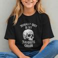 Morally Grey Is My Favorite Color Bookish Skull Graphic Youth Morally Grey Is My Favorite Color Bookish Skull Graphic Youth