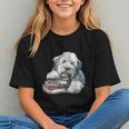 Old English Sheepdog Books Reading Dog Breed Graphic Graphic Youth