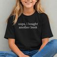 Oops I Bought Another Book Lover Sarcastic Graphic Youth Oops I Bought Another Book Lover Sarcastic Graphic Youth