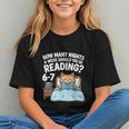 Orange Cat Reading Book 67 Six Seven Meme Graphic Youth