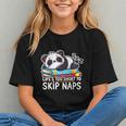 Panda Napping On Books Life’s Too Short To Skip Naps Graphic Youth