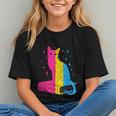 Pansexual Pride Celestial Cat Sitting Book LGBTQ Pan Colors Men Women Graphic Youth Pansexual Pride Celestial Cat Sitting Book LGBTQ Pan Colors Men Women Graphic Youth