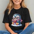 Penguin Reading a Book Animal Graphic Youth Penguin Reading a Book Animal Graphic Youth