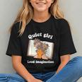 Quiet Girl Loud Imagination Book Lover Bookworm Reader Graphic Youth Quiet Girl Loud Imagination Book Lover Bookworm Reader Graphic Youth