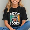 Raccoon Smutty Book Lover Spicy Romance Novels Women's Graphic Youth