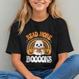 Read More Books Booooks Ghost Pumpkin Cute Teacher Halloween Graphic Youth