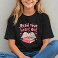 Read Your Heart Out Teacher Valentines Day Book Lover Graphic Youth Read Your Heart Out Teacher Valentines Day Book Lover Graphic Youth