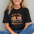 Read Your Heart Out Teacher Valentines Reading Book Love Graphic Youth
