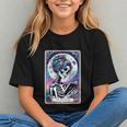 The Reader Tarot Card Reading Skeleton Skull Book Lover Graphic Youth