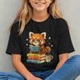 Reading Book Lover Red Panda Read Books Be Kind Stays Weird Graphic Youth