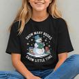 Reading Snowman So Many Books Christmas Books Readers Graphic Youth Reading Snowman So Many Books Christmas Books Readers Graphic Youth