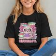 Readsalotl Axolotl Reading Book Bookworm Graphic Youth