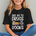 Red Ribbon Week Say No To Drugs Say Yes To Books Drug Free Graphic Youth Red Ribbon Week Say No To Drugs Say Yes To Books Drug Free Graphic Youth