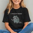i Require Books Raccoon Graphic Youth