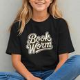 Retro Book Worm Reading For Book Lovers Graphic Youth Retro Book Worm Reading For Book Lovers Graphic Youth