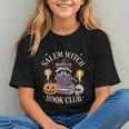 Salem Witch Book Club Bookish Halloween Raccoon Witchcraft Graphic Youth