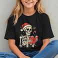 Skeleton Reading Book Christmas Teacher Librarian Book Lover Graphic Youth Skeleton Reading Book Christmas Teacher Librarian Book Lover Graphic Youth