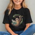 Sloth Reading a Book Lazy Sloth Bookworm Graphic Youth
