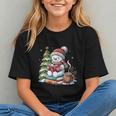 Snowman Reading Book Lovers Christmas Librarian Bookworm Graphic Youth Snowman Reading Book Lovers Christmas Librarian Bookworm Graphic Youth