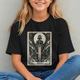 Tarot Cards Guide Book Esoteric Mysticism Clothing Tarot Card Justice Graphic Youth