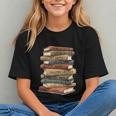 Vintage Books History Retro Book Lover Teacher Graphic Youth