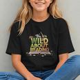 Wild About Reading Books Lovers Novelty Bookworm Library Day Graphic Youth