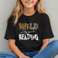 WILD ABOUT READING Reading Books Bookworm Library Day Graphic Youth