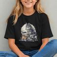 Wolf Reading Book Librarian Library Wolves Graphic Youth