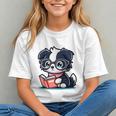 Adorable Book Lover Border Collie With Reading Glasses Cute Raglan Baseball Tee Graphic Youth Adorable Book Lover Border Collie With Reading Glasses Cute Raglan Baseball Tee Graphic Youth