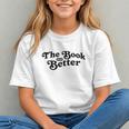 The Book Was Better Book Lover Reading Premium Tri-Blend Graphic Youth