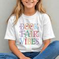 Book Fair Vibes Groovy Retro Reading Graphic Youth Book Fair Vibes Groovy Retro Reading Graphic Youth