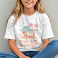 Book Girl Summer Book Reading Retro Sunset Graphic Youth Book Girl Summer Book Reading Retro Sunset Graphic Youth