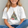 All Booked For Christmas Book Christmas Tree Lights Xmas Graphic Youth