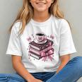All Booked For Valentine's Teacher Coquette Bow Coffee Book Graphic Youth All Booked For Valentine's Teacher Coquette Bow Coffee Book Graphic Youth