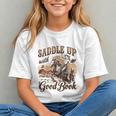 Bookish Retro Western Cowgirl Texas Book Lover Novel Reader Graphic Youth Bookish Retro Western Cowgirl Texas Book Lover Novel Reader Graphic Youth
