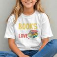 Books Are My Love Language Stack Graphic Youth