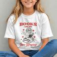 Books Are My LoveLanguage Cupid Valentines Graphic Youth