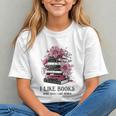 I Like Books More Than I Like People Reader Teacher Bookworm Graphic Youth