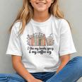 I Like My Books Spicy & My Coffee Icy Lover Bookworm Graphic Youth