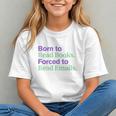 Born To Read Books Forced To Read Emails Apparel Graphic Youth