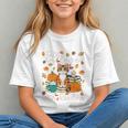 Cat Fall In Love With Reading Book Lover Autumn Graphic Youth