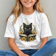 Cat For Women Book Lover Cute Cat And Book Graphic Youth
