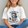 I Like My Coffee ICY & My Books Spicy For Book Lovers Graphic Youth I Like My Coffee ICY & My Books Spicy For Book Lovers Graphic Youth