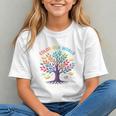 Color Our World Summer Reading Program 2025 Trippy Book Tree Graphic Youth