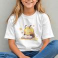Cute Bee Reading Book Teacher Student Reader Graphic For Men Women Kids Graphic Youth