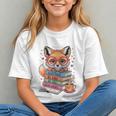 Cute Fox Read More Be Kind Stay Weird Reader Geek Book Lover Graphic Youth