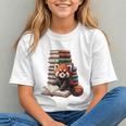 Cute Red Panda Reading Book Animal Bookworm Graphic Youth Cute Red Panda Reading Book Animal Bookworm Graphic Youth